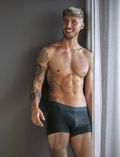 TOPECO Men"s Bamboo Boxer 3-P - Navy - S
