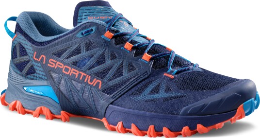 La Sportiva Men's Bushido III Deep Sea/Cherry Tomato 41.5, Deep Sea/Cherry Tomato La Sportiva Men's Bushido III Deep Sea/Cherry Tomato 41.5, Deep Sea/Cherry Tomato