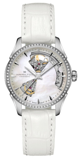 Hamilton Jazzmaster Open Heart Lady Auto H32205890 - Dame - 36 mm - Analog - Automatisk - Safirglass