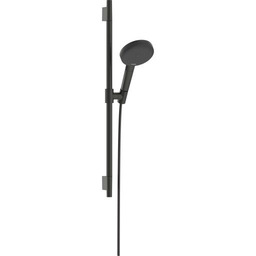 Hansgrohe Raindance Alive Select S dusjsett, vannsparende, børstet sort krom Hansgrohe Raindance Alive Select S dusjsett, vannsparende, børstet sort krom