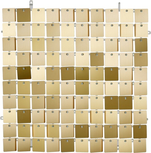 Partydeco Backdrop Paljettpanel Lys gull PAN1S-019J