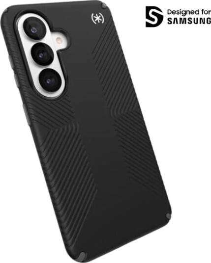 Speck Presidio2 Grip Magnet Samsung Galaxy S26 MagSafe Case - Black/Slate Grey/White