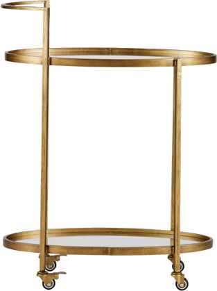 Bepurehome Serveringsvogn med hjul Push 1693125-01-0 1609613-01-0
