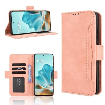 Motorola Edge 60/60 Fusion Kortholder Lommebokveske   Rosa