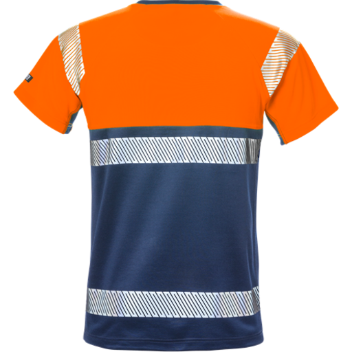 Fristads T-Shirt 7518 Thv Klass 1 Varselorange/marinblå L