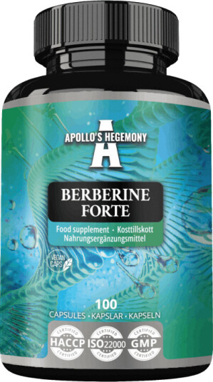 Berberine HCL 500mg 100 kaps