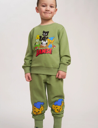 Bamse Bamse Collegebyxa Green 122 Bamse Bamse Collegebyxa Green 122