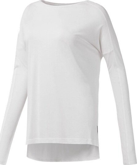 Hvit Reebok TS Long Sleeve Tee (L)