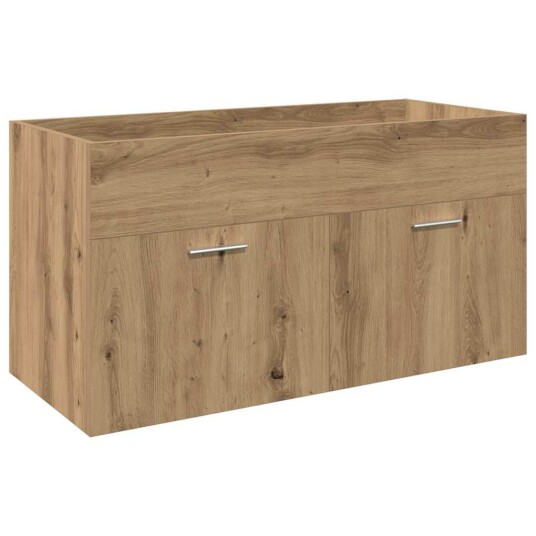  Baderomsmøbler 3 deler artisan eik konstruert tre 8721158759108