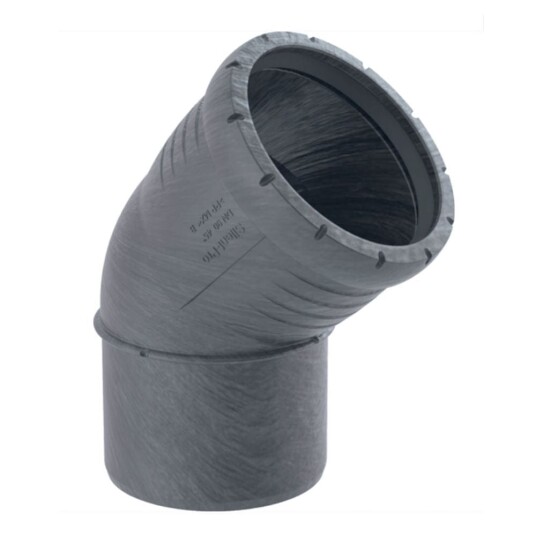 Geberit Silent pro PP Bend med en Muffe 110x110mm / 45°