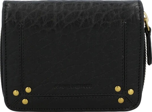 JEROME DREYFUSS André Leather Zip Wallet - BLACK - One Size