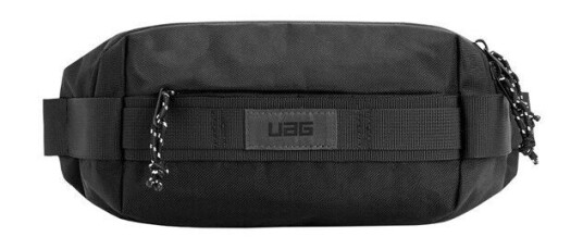 UAG Rugged Hip Pack with Adjustable Strap for Travel - Black