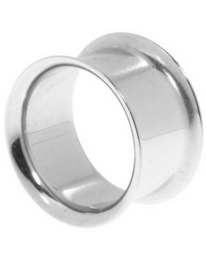 Utgått Simple Silver Sølvfarget Piercing Tunnel Strl 38 mm