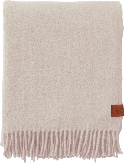 Klippan Yllefabrik True ullpledd 130x200 cm Cream Klippan Yllefabrik True ullpledd 130x200 cm Cream