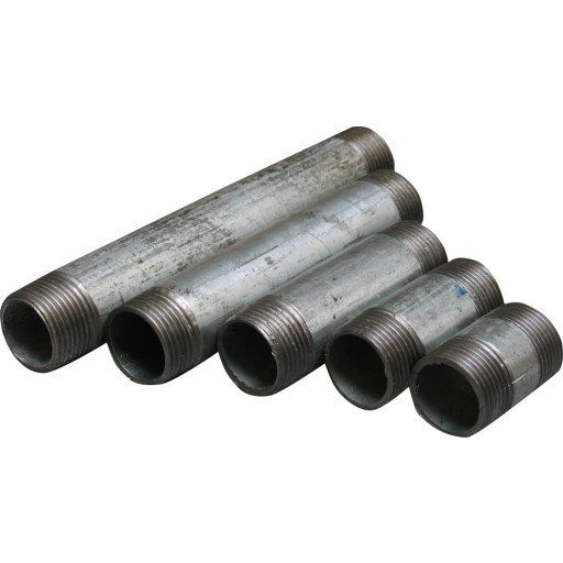 Galvanisert nippelrør 1/2" - 60 mm