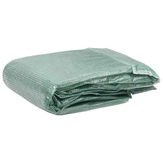 vidaXL Erstattningstrekk til drivhus (4 m²) 200x200x200 cm grønn
