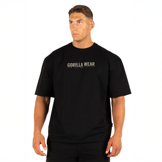 Gorilla Wear Callaway Oversized T skjorte Sort Svart Medium