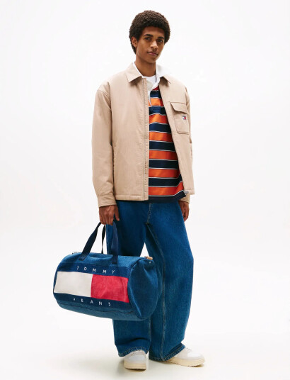 Tommy Hilfiger Tjm Archive Denim Duffle - Blue - ONE SIZE