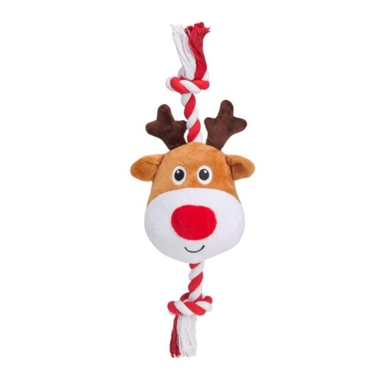 Little&Bigger Seasons Classics Reinsdyr Med Tau 37 cm