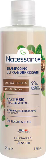 Natessance Ultra Nourishing Shampoo Shea & Plant Keratin 250 ml Natessance Ultra Nourishing Shampoo Shea & Plant Keratin 250 ml