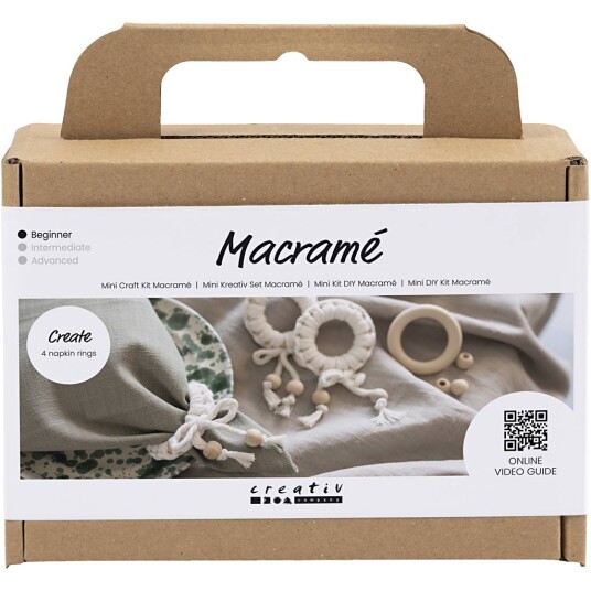 Mini Craft Kit Macramé Napkin Ring 977627