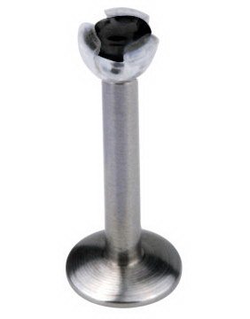 Clear Cut Labret Svart Strl 1.2 x 8 mm med 2,5 mm kule