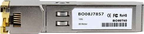 Blueoptics Sfp-10G-Rj45-80M-Qn Kopper 10000 Mbit/S Sfp+ 80 M 10Gbase Sølv Blueoptics Sfp-10G-Rj45-80M-Qn Kopper 10000 Mbit/S Sfp+ 80 M 10Gbase Sølv