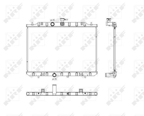 Radiator NRF 53761