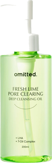 Omitted Fresh Lime Pore Clearing Deep Cleansing Oil 200ml