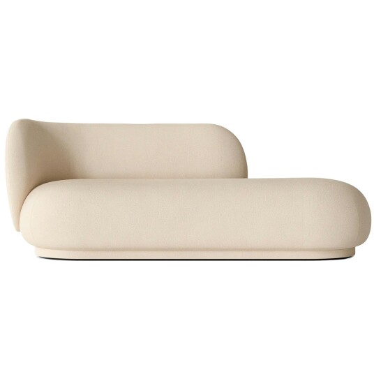 Ferm Living Rico Brushed Divan Venstre Off white Ferm Living Rico Brushed Divan Venstre Off white