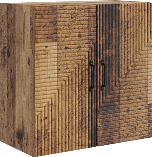vidaXL Vegghengt skap Gammelt tre 59 x 31 x 60 cm Konstruert tre vidaXL Vegghengt skap Gammelt tre 59 x 31 x 60 cm Konstruert tre