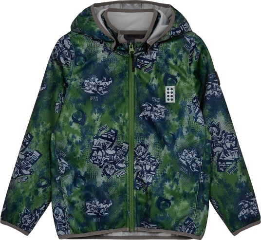 LEGO® Ninjago Softshell Jakke LWScout 202 Twist Of Lime/Grå LEGO® Wear 2 år (92) Softshell Grønn