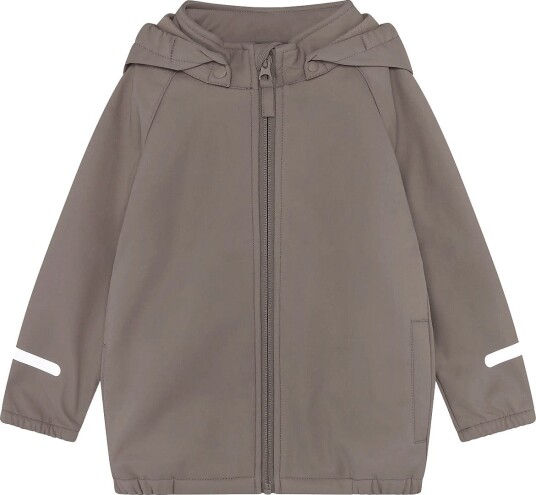 CeLaVi Softshell Jacket - Solid - Brown - 134
