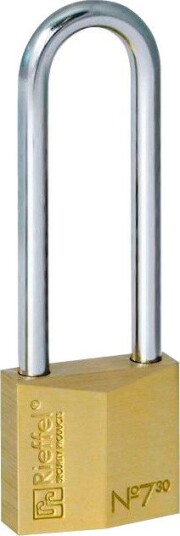 Rieffel Hengelås 7/30 HB64 30 mm Med Automatlås (Nr. 7 Lang Bøyle) Rieffel Hengelås 7/30 HB64 30 mm Med Automatlås (Nr. 7 Lang Bøyle)