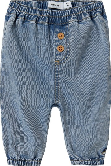 Name It Jeans - NbmBen - Baggy - Light Blue Denim - Name It - 1½ år (86) - Jeans Blå Lyseblå