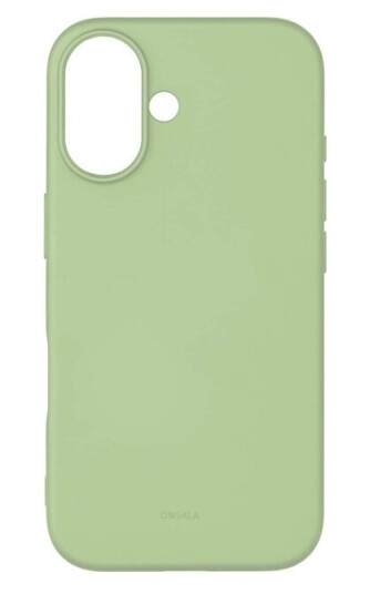 Onsala iPhone 16 Silikonmobildeksel Resirkulert Lime