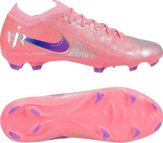 Nike Air Zoom Mercurial Vapor 16 Pro FG Vini Jr. Personal Edition   Rosa/Blå   Gress (FG) størrelse 41