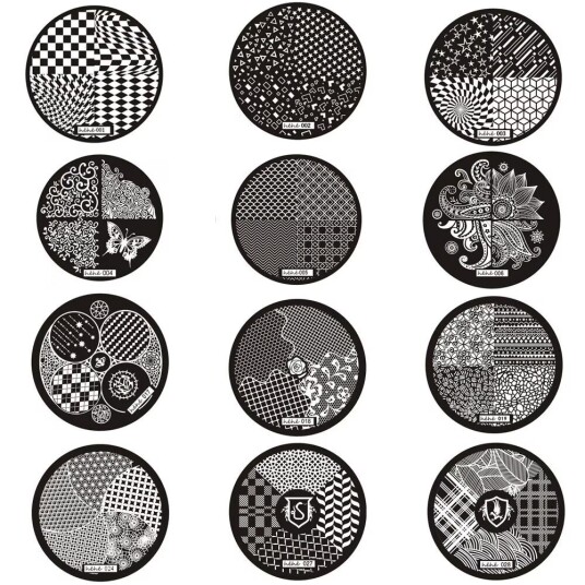 Nail Art Stämpling Stämpelplatta Välj design själv!