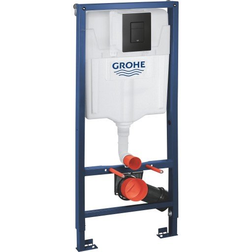 Grohe Solido 3i1 Innbyggingssisterne, 113 Cm, Betjeningsplate, Matt Sort Grohe Solido 3i1 Innbyggingssisterne, 113 Cm, Betjeningsplate, Matt Sort