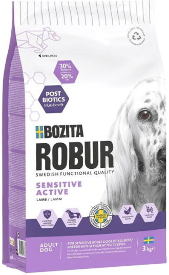 Bozita Robur Sensitive Grain Free Active Hundefôr 3 kg Bozita Robur Sensitive Grain Free Active Hundefôr 3 kg