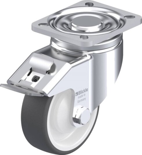 Blickle 592899 Lh-Poth 100K-1-Fi Styrehjul Med Brems (Hjuldiameter 100 Mm) Bæreevne Maks. 300 Kg, 1 Stk Blickle 592899 Lh-Poth 100K-1-Fi Styrehjul Med Brems (Hjuldiameter 100 Mm) Bæreevne Maks. 300 Kg, 1 Stk
