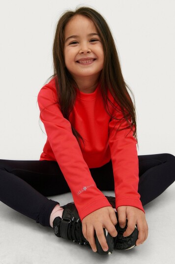 Áhkká Treningsgenser / undertrøye Winter Fleece RN LS Kids Rød Áhkká Treningsgenser / undertrøye Winter Fleece RN LS Kids Rød