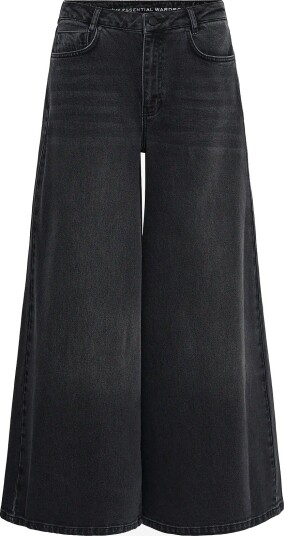 My Essential Wardrobe Jeans Wide Mwdicte 139   BLACK RETRO WASH   26 x 31
