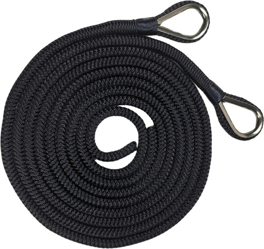 1852 Fortøyningsliner m/syrefaste kauser, par - 14 mm