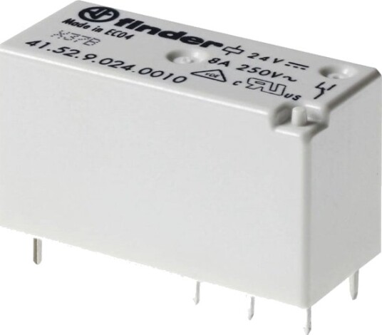 Finder 41.52.9.005.0010 Printrelé 5 V/Dc 8 A 2X Omkobler 1 Stk