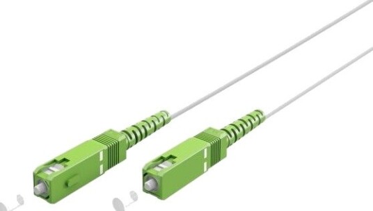 Goobay Kabel Światłowodowy (Ftth) Singlemode (Os2) White Biały (Simplex) 2 M - Długość Kabla 2 M