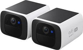 Eufy S220 2-pakning Utendørs Sikkerhetskamera 2K med WiFi og Solcelle