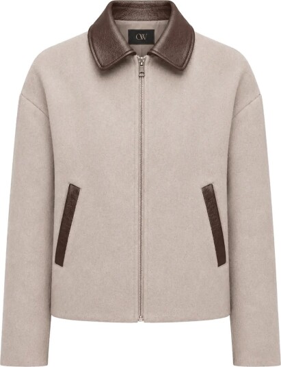 OW Collection Oda Wool Jacket   GREY   XS