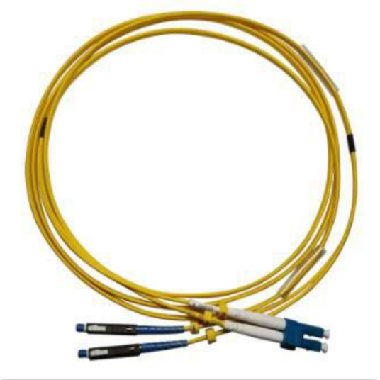 MicroConnect Fiberkabel Duplex LC MU 1m Gul