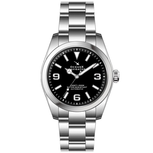 OceanX Navigator NVS331 - Herre - 39 mm - Analog - Automatisk - Safirglass OceanX Navigator NVS331 - Herre - 39 mm - Analog - Automatisk - Safirglass